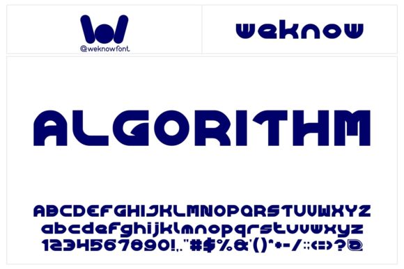 Algorithm is the Ultimate Bold Display Font for Creative Projects