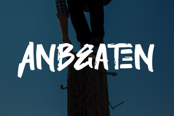 Anbeaten: A Brush-Style Font That Elevates Your Design