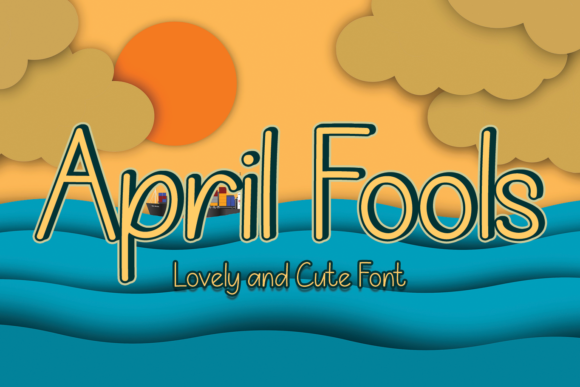 April Fools: A Bold and Playful Display Font for Creative Projects