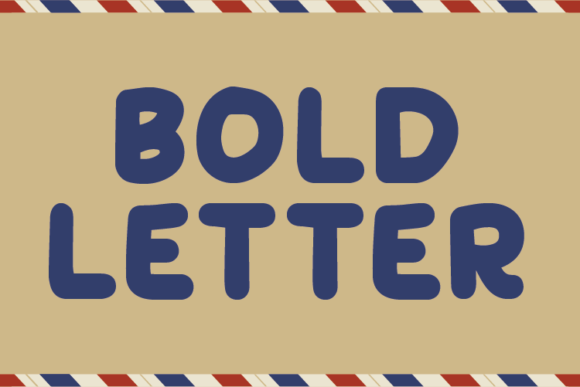 Bold Letter: A Unique Display Font for Creative Projects