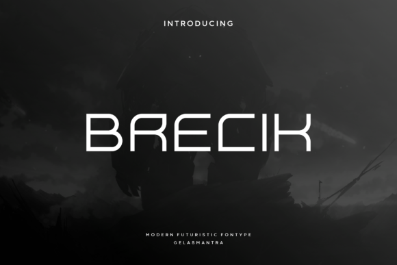 Brecik Font: The Futuristic Design That Elevates Hi-Tech Projects