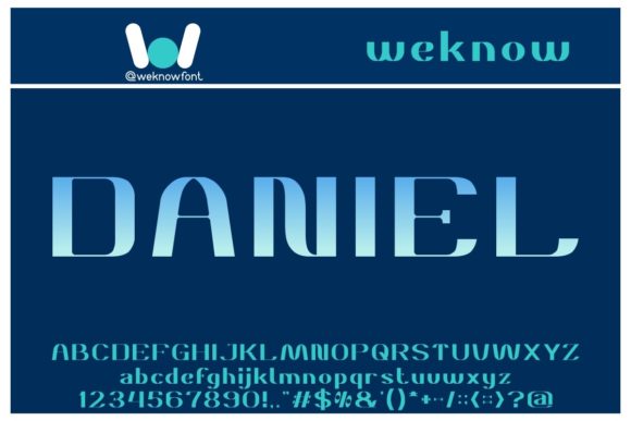 Daniel: A Stylish Font for Creative Expression