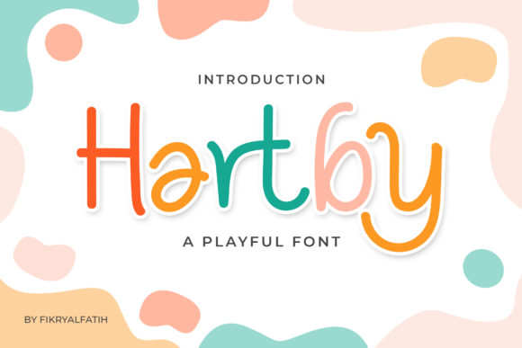 Hartby: A Fun Display Typeface for Creative Projects