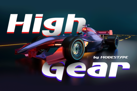 High Gear: A Futuristic Font for Modern Design