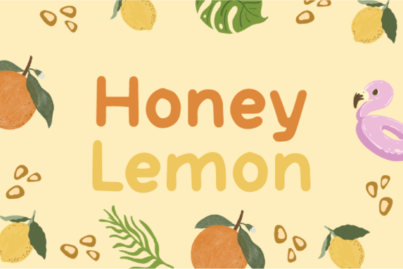 Honey Lemon: A Unique Font for Natural Design Workflows