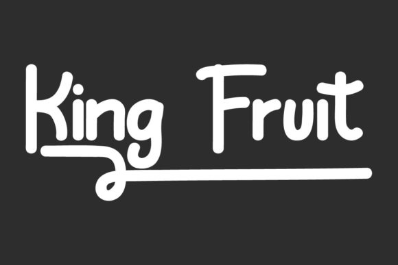 King Fruit: A Playful Font for Eye-Catching Designs