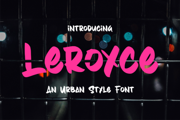 Leroyce: A Quirky Font That Brings Joy to Your Designs