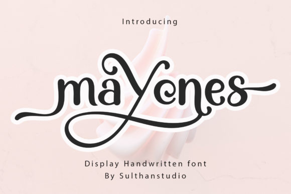 Mayones: A Unique Display Font for Creative Excellence
