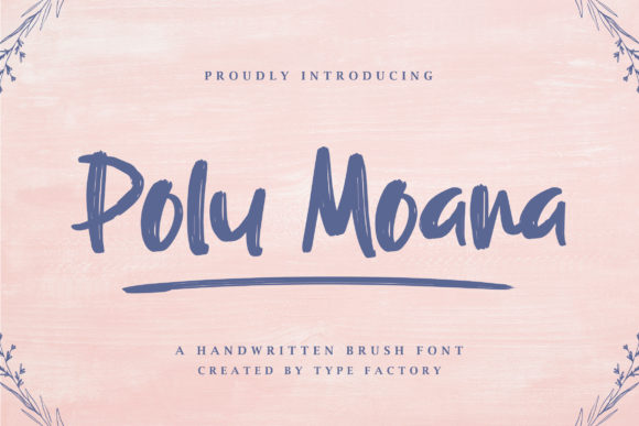 Polu Moana: A Playful Font for Summer Vibes