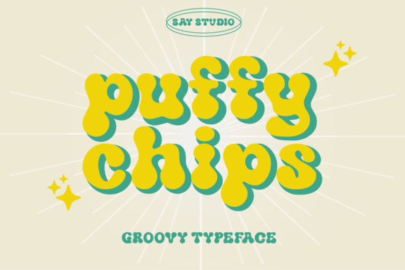 Puffy Chips: A Friendly Font for Creative and Professional Use