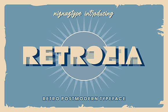 Retrozia: A Vintage-Inspired Font for Modern Designers