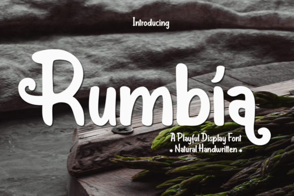 Rumbia: A Modern, Dynamic Display Font for Versatile Use
