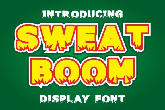 Sweat Boom: A Retro Font for Modern Creativity