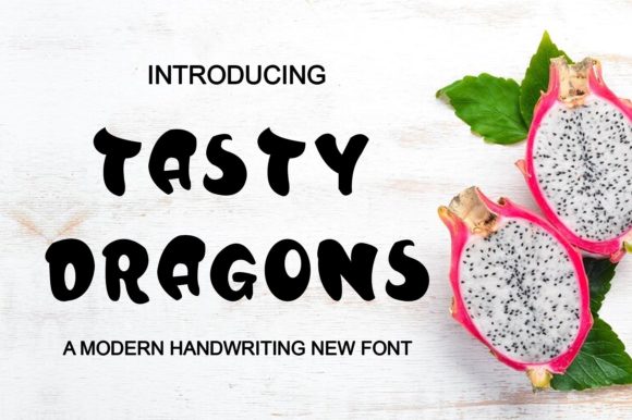 Tasty Dragons: A Playful Font for Creative Projects