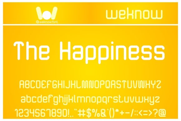 The Happiness: A Versatile and Stylish Display Font for Creative Projects