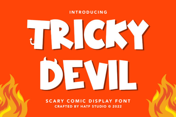 Tricky Devil: A Handwritten Font with a Spooky Twist