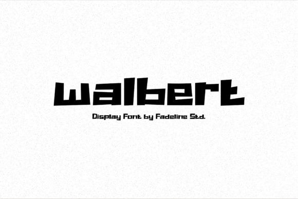 Walbert: A Bold Display Font for Strong Visual Statements