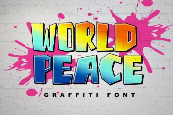 World Peace: A Bold Statement in Typography