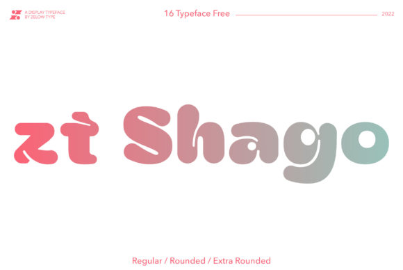 Zt Shago: A Versatile Display Font for Creative Expression
